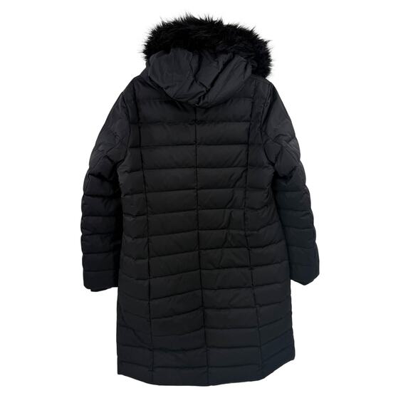 Lands' End Down Filled Maxi Puffer Coat in black Size XL - Picture 10 of 10
